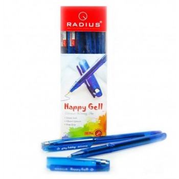 ручка Radius Happy Gell гелева синя  (12/144/1728)