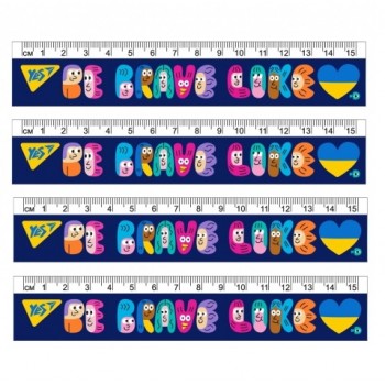 лінійка YES 15см. 