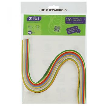 папір для квілінгу Zibi 7мм.х42см.. 120арк., 120гр./м2  ZB.1813-99  (20/160)
