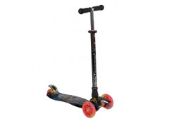 самокат Best Scooter MAXI пласт., 4 кол. PU, світло, алюм. трубка керма, в кор. ...