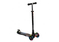 самокат Best Scooter MAXI пласт., 4 кол. PU, світло, алюм. трубка керма, в кор. ...