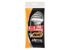 станок для гоління BIC Metal набір  5+1шт., ціна за набір