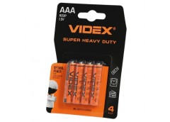 батарейка Videx R 03  1x4 на бліст.  (48/960)