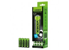 батарейка Videx LR 6  1x4 кор.  (60/720)