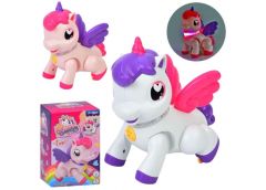 єдиноріг муз. 17см., світло, 2 режими, рухається, на батар. в кор. 12,5х18,5х10с...