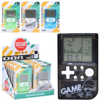 тетріс 10х6х2см., ч/б екран, звук, муз., на бат., на бліст., 12шт. в дис. 23х17х18см.  LZ8902-1 (72)