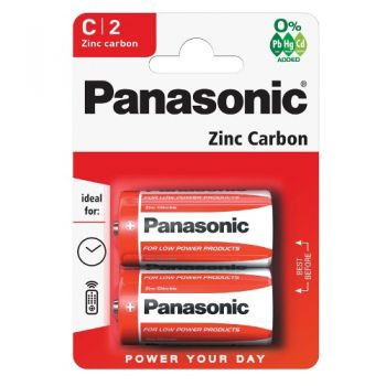 батарейка Panasonic R14 Special 1x2 бліст.  (24)