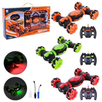 машина р/к 21см., 2,4G, акум., світло, пара, USB-зар., в кор. 44х25х8см.  JT376  (15/30)