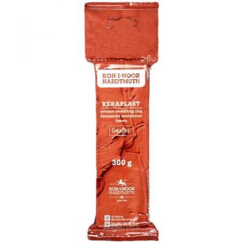 пластилін Koh-i-Noor скульптурний Keraplast теракотовий 300гр.  131709  (1/30/90)