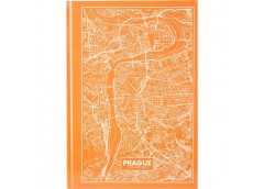 зошит А4 Axent Maps Prague 96арк., тв. обкл., клітинка  8422-542-А  (10)