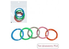 запаски для 3D-ручки PCA (пластик) набір 5шт., 5 кольорів по 3м., в кул. 115х21х...