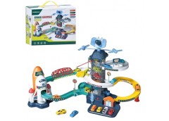 гараж 62х31х37см., 4 машинки, ліфт, в кор. 36х31х12см.  5507А  (12)