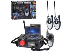 рація 2шт. 12см., станція, звук, на бат. в кор. 29х21х7см.  2509S  (24)