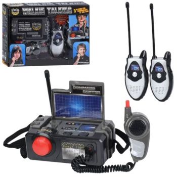 рація 2шт. 12см., станція, звук, на бат. в кор. 29х21х7см.  2509S  (24)