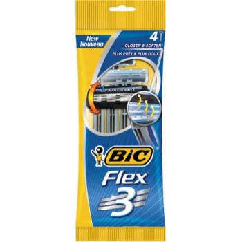 станок для гоління BIC Flex 3 набір 4шт., ціна за набір (10)