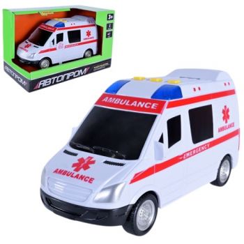 машинка Автопром 18х7х9см. звук, світло, на батар. в кор. 21х13х11см.  7994  (48)