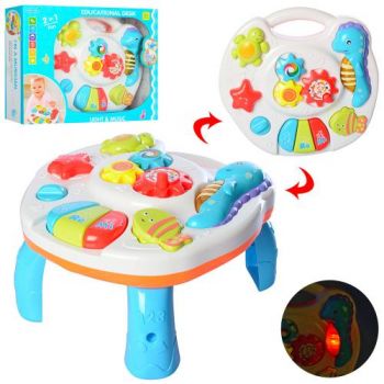 ігровий центр столик 28х25х15см./підвіска, муз., звук, світло, на бат. в кор. 36х29х9см.  3902  (18)