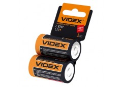 батарейка Videx R14  1x2 бліст.  (24/288)