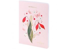 блокнот Axent Motivation А5, 80арк., блок клітинка, Secret Garden-1  8700-17 А  ...