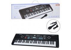 синтезатор 58х18см., 61 клавіша, муз., мікрофон, 100 тонів, на бат./USB, в кор. ...