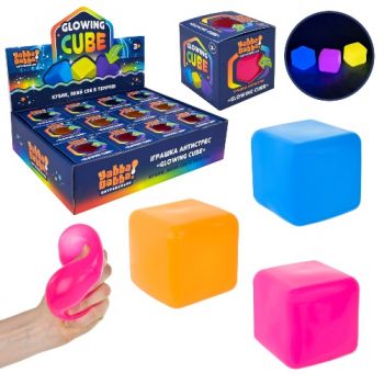 іграшка-антистрес куб 5см. в кор. 6х6х6см., 12шт. в диспл. 26х19х6,5см.  YD2555  (72)
