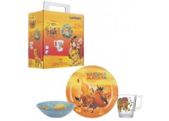 набір дитячого посуду Luminarc Disney Lion King 3 предм. в кор.  Р9345