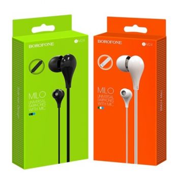 навушники Borofone Milo universal earphones з мікрофоном  BM24