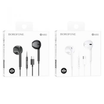 навушники Borofone Max Gorgeous Type-C wire-controlled digital earphones з мікрофоном  BM80C