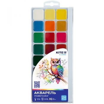 фарби акварельні Kite Classic 24кол.  К-442  (12)