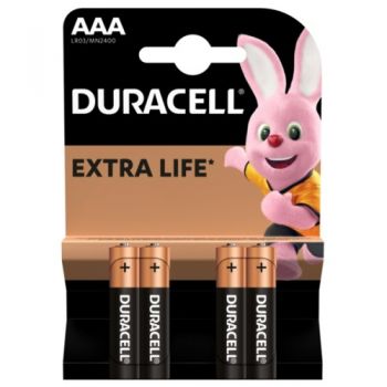 батарейка Duracell LR 03  1x 4 бліст.  (4/40)