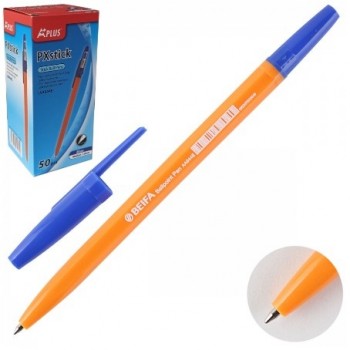 ручка Beifa AA944E кульк. синя  (50/1000/4000)