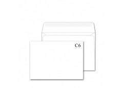 конверт С6 (0+0) чистий 165х115мм  (1000)