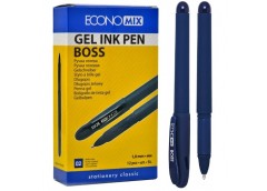 ручка Economix Boss гелева синя 1,0мм.  Е11914-02  (12/144)