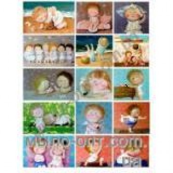 открытка Мандарин средний формат