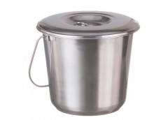 відро A-Plus нержав. сталь 10л. №3 з кришкою  0389  (16)