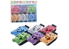 набір танків інерц. 12шт. 8,5см.  в кул. 26х19х4см.  399-862А  (72)