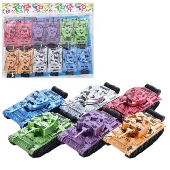 набір танків інерц. 12шт. 8,5см.  в кул. 26х19х4см.  399-862А  (72)