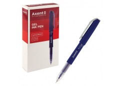 ручка Axent Autographe гелева синя 0,5мм.  AG1007-02-A  (12/144/1728)