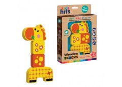 дерев`яна іграшка Kids hits жирафа 4 деталі в кор. 18,5х27,9х3см.  КН20/003  (40...