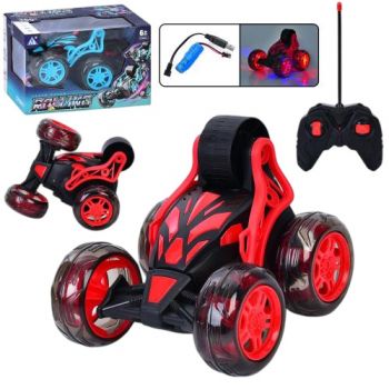 машина р/к 17,5см., акум., муз., світло, трюкова, USB-зар., в кор. 25х17х17см.  20-7FA  (18)