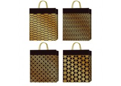 пакет подар. Buromax паперовий 26х32х10см., тиснення фольгою  ВМ.200050  (12/480...