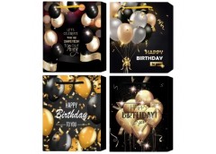 пакет подар. Buromax паперовий 31х42х12см., тиснення фольгою  ВМ.200062  (12/360...