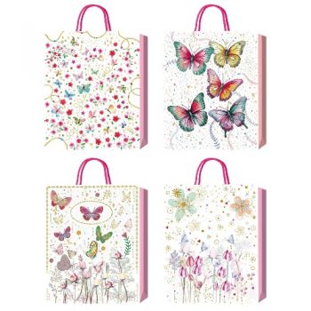 пакет подар. Buromax паперовий 26х32х10см., тиснення фольгою  ВМ.20008  (12/480)