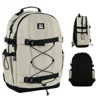 рюкзак GoPack Education Teens 46х30х15см. бежевий  GO25-186L-4  (10)