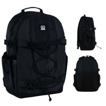 рюкзак GoPack Education Teens 46х30х15см. чорний  GO25-186L-1  (10)