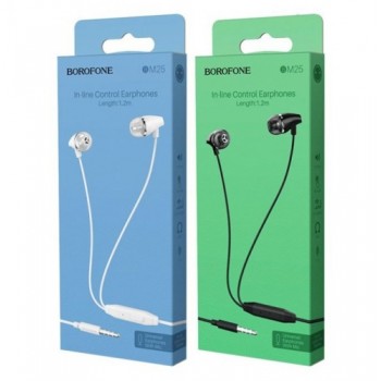 навушники Borofone Sound edge universal earphones з мікрофоном  BM25