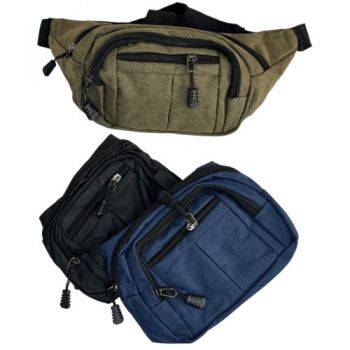 сумка бананка 34,5х15см., поліестер  А189  (1/200)