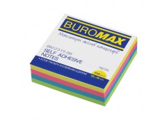 блок з клейким шаром Buromax 76х 76мм. 250арк. неон асорті  ВМ.2315-98  (6/96)