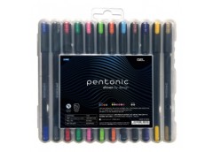 набір гел. ручок Linc Pentonic 12кол. 0,6мм. в пл. кор.  411959  (10/100)
