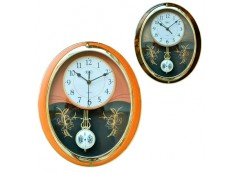 годинник настінний овальний  1038